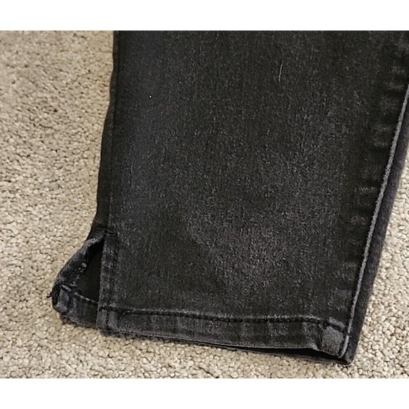 D JEANS Womens Size 10 Black Cotton Blend Skinny Ankle Denim Jeans Stretch - Picture 12 of 15